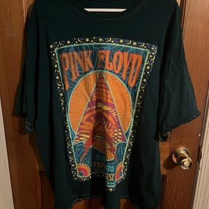 Women's L/XL Pink Floyd OVERSIZED tee